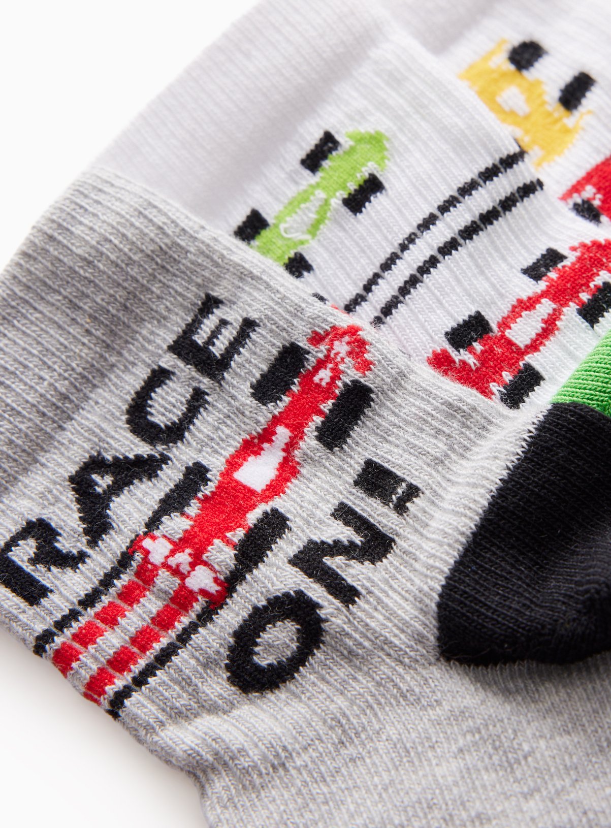 Race Cars Ankle Socks 5 Pack 9-12 Infant - Image 2 thumbnail